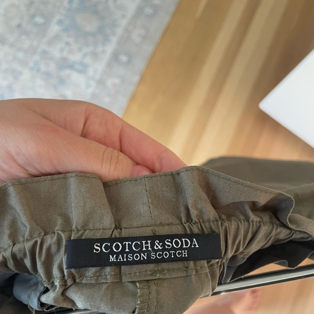 High Waisted Scotch And Soda Drawstring Shorts - image 2